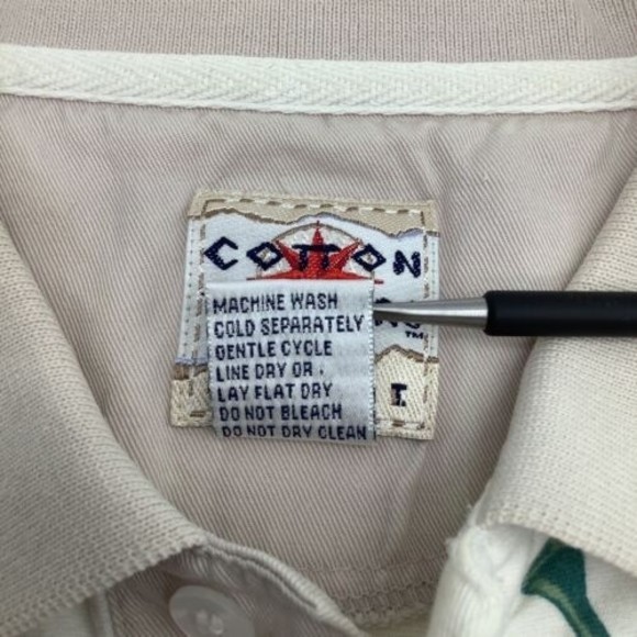 Cotton Traders Mens Sport Short Sleeve Polo Golf Pattern Size Large - Picture 5 of 5